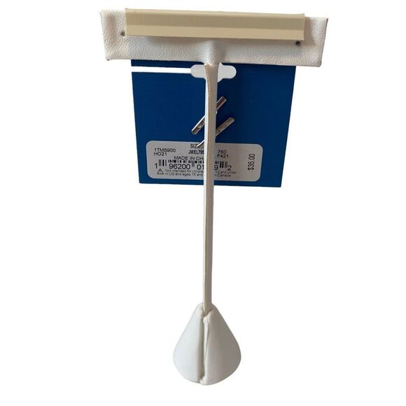 Delicate Pave Ring Stack in Matte Tones of Silver & Gold. - Picture 5 of 5